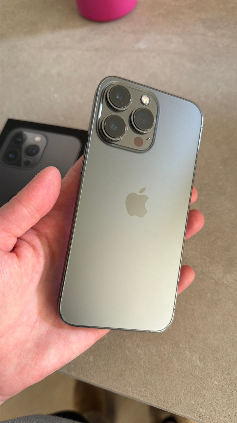 Iphone 13 pro zwart grijs apple, Telecommunicatie, Mobiele telefoons | Apple iPhone, 75 %, Ophalen of Verzenden, IPhone 13 Pro
