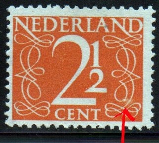 PL53 Nederland 462PM postfris PLAATFOUT, Postzegels en Munten, Postzegels | Nederland, Verzenden, Na 1940, Postfris