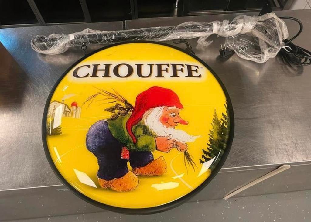 Chouffe gevel lichtbak nieuw!!!, Ophalen, Nieuw