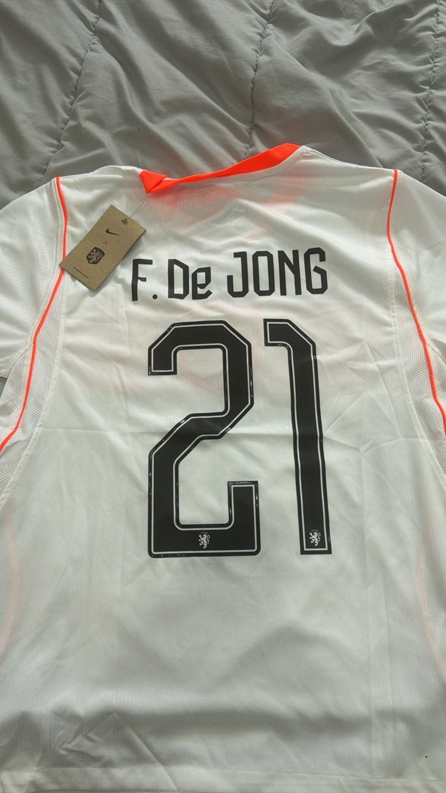 Nederlands Elftal Thuisshirt F. De Jong #21, Groter dan maat XL, Ophalen of Verzenden, Nieuw, Shirt