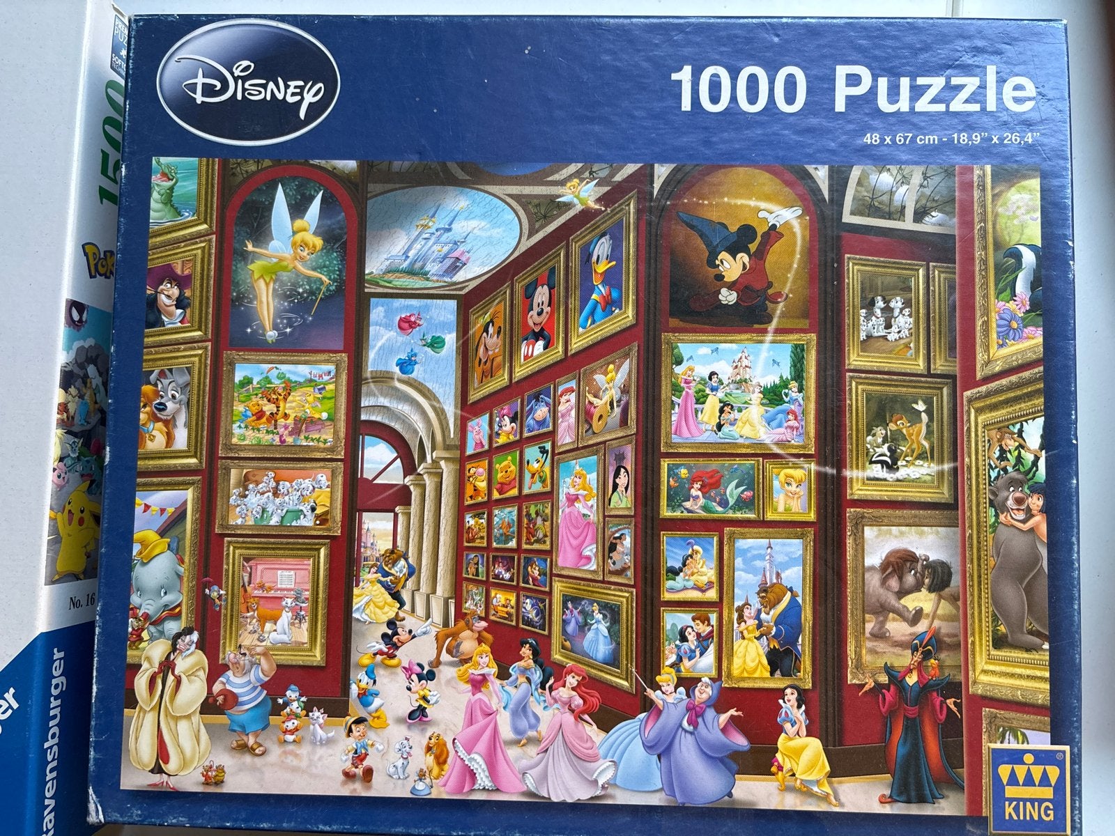 Disney 1000 Stukjes Puzzel - Alle Disney Figuren, Ophalen, Meer dan 50 stukjes, Gebruikt, 6 jaar of ouder