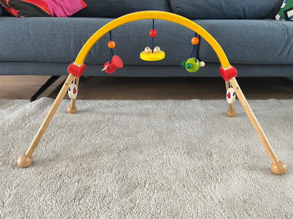 Pintoy babygym hout, Ophalen of Verzenden, Zo goed als nieuw