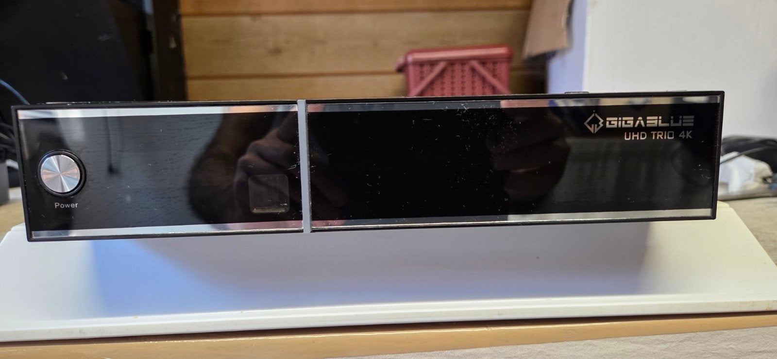 GigaBlue UHD Trio 4K ontvanger - Zo goed als nieuw, Ophalen of Verzenden, Zo goed als nieuw, Decoder