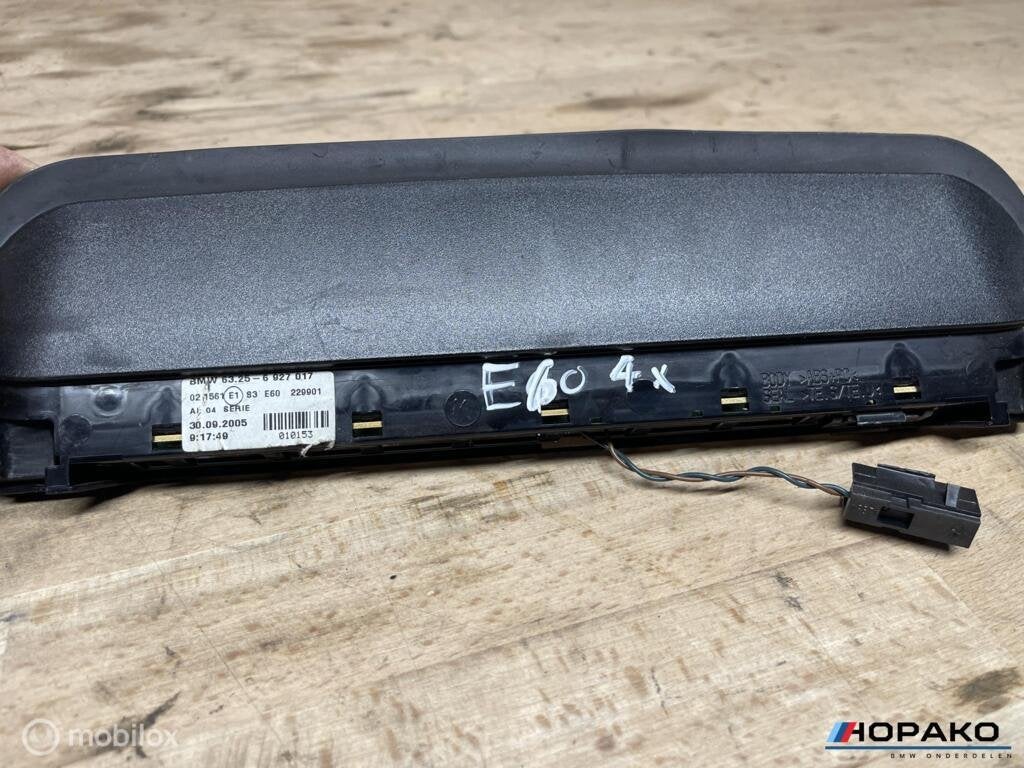 3e remlicht BMW 5 serie e60 sedan, Gebruikt, Einsteinlaan 5 rijswijk, Bmw, Ophalen of Verzenden