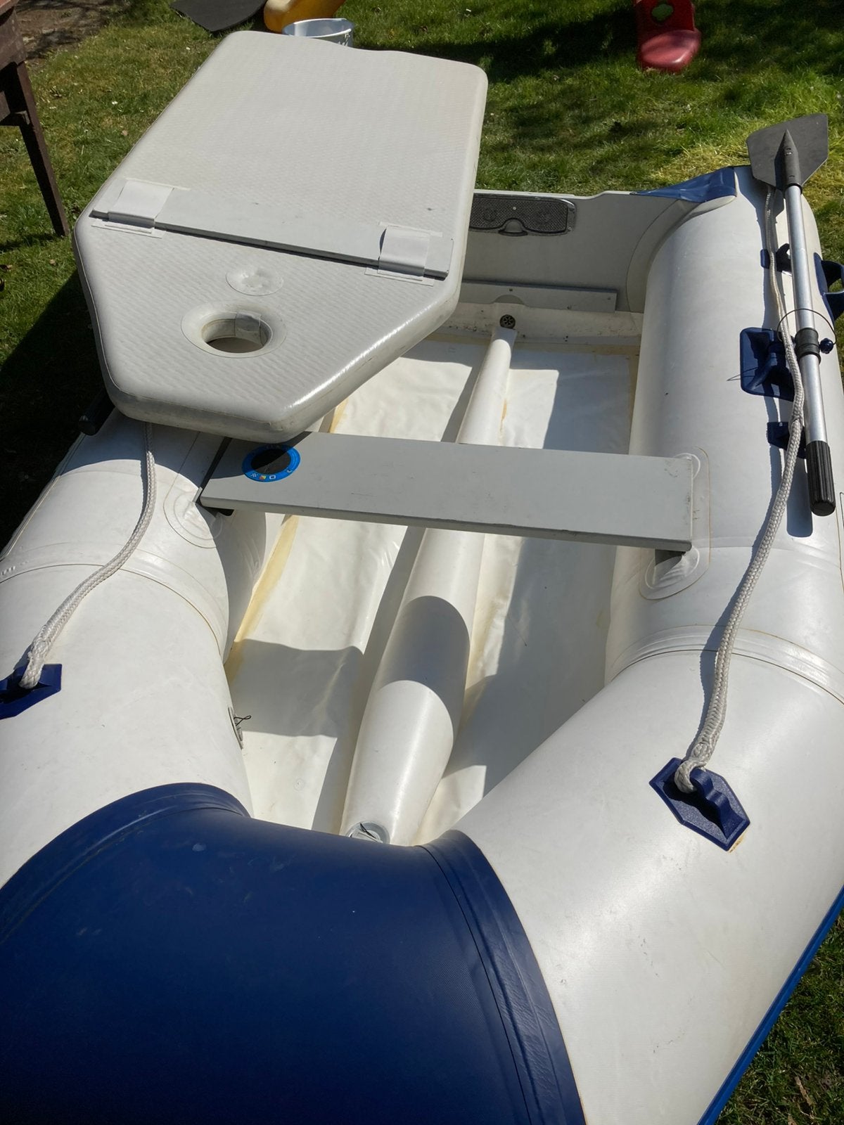 Mach pvc Rib 2,40 mtr, Watersport en Boten, Ophalen, Zo goed als nieuw, Peddels, PVC
