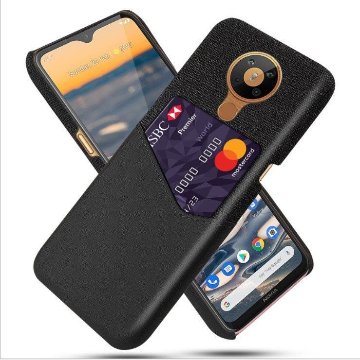 Back Cover + PMMA Screenprotector voor Nokia 5.4 _ Zwart, Verzenden, Nieuw, Frontje of Cover