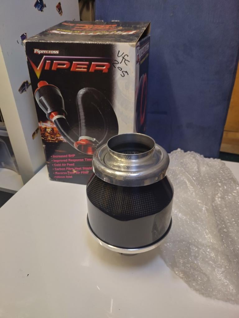 Pipercross luchtfilter powerfilter 62mm aansluiting nieuw., Ophalen of Verzenden