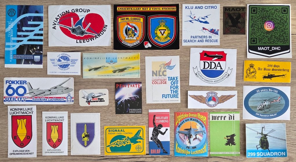 stickers Defensie/Luchtmacht KLu 32, Verzamelen, Stickers, Ophalen of Verzenden, Zo goed als nieuw