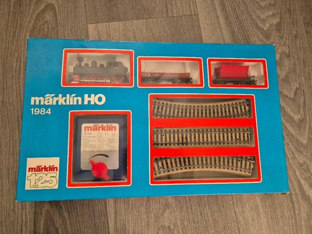 Marklin HO 1982 starters trein set in doos + diversen, Hobby en Vrije tijd, Ophalen, Wisselstroom, Märklin, Gebruikt