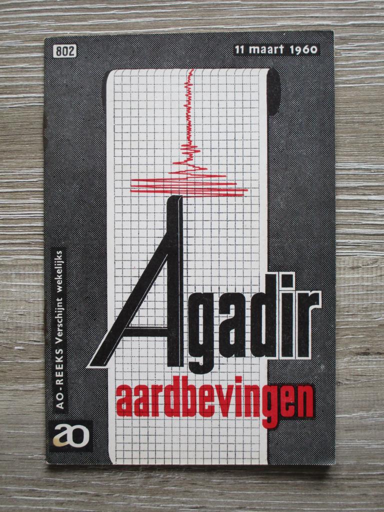 AO 802 Agadir aardbevingen, Boeken, Ophalen of Verzenden, Gelezen, Europa