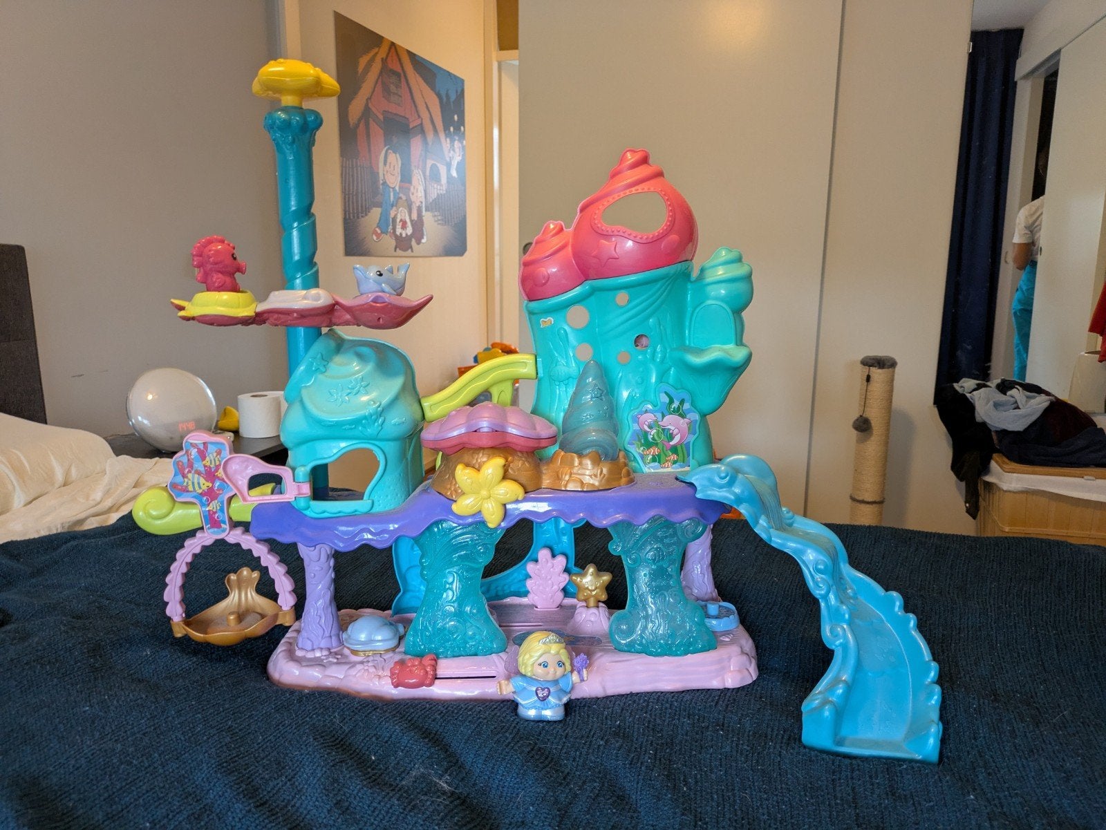 VTech vrolijke vriendjes Zeemeermin Kasteel Speelset, Ophalen, Gebruikt, Jongen of Meisje