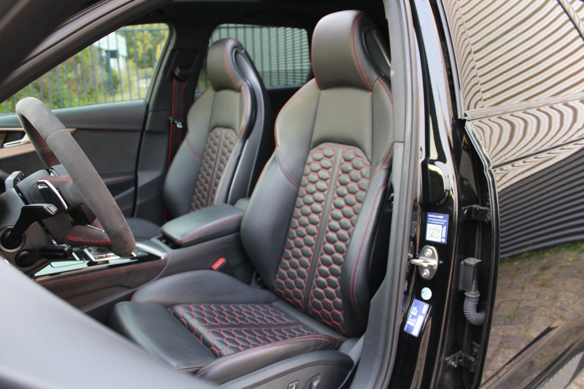 Audi A4 Avant 2.9 TFSI RS 4 quattro | Panoramadak | Keramisc, Auto's, Dealer onderhouden, Gebruikt, Zwart, Vierwielaandrijving