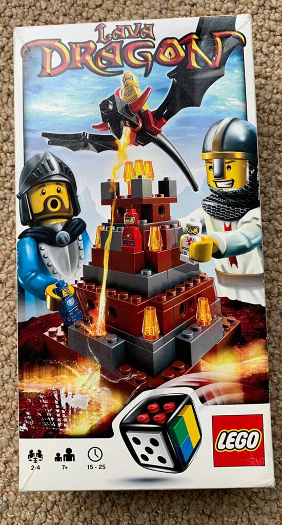 Lego Lava Dragon spel, Overige thema's, Lego, Ophalen of Verzenden, Zo goed als nieuw