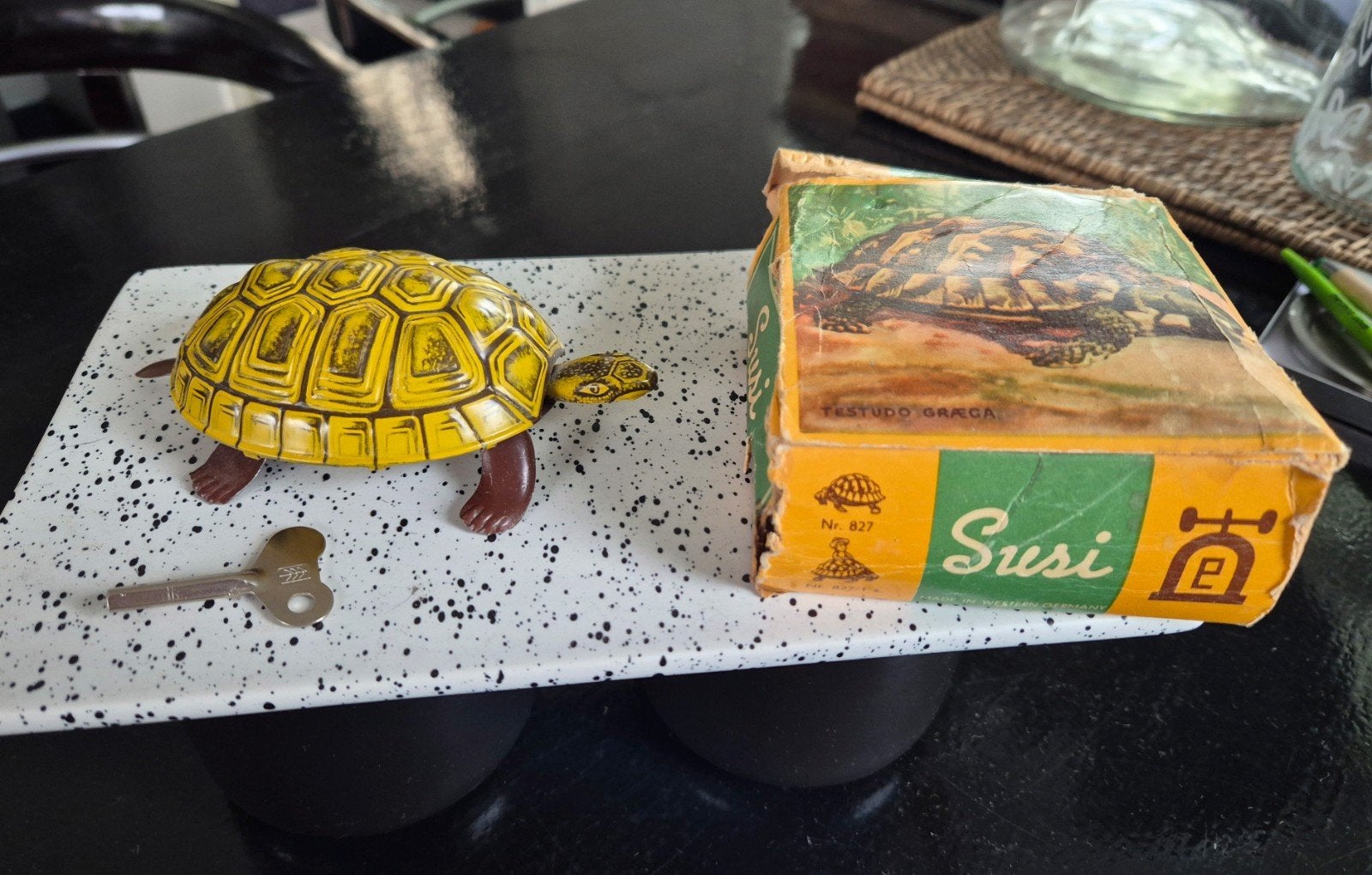 Vintage Lehmann "Susi" Schildpad (Nr. 827) – Werkend, Ophalen of Verzenden, Gebruikt