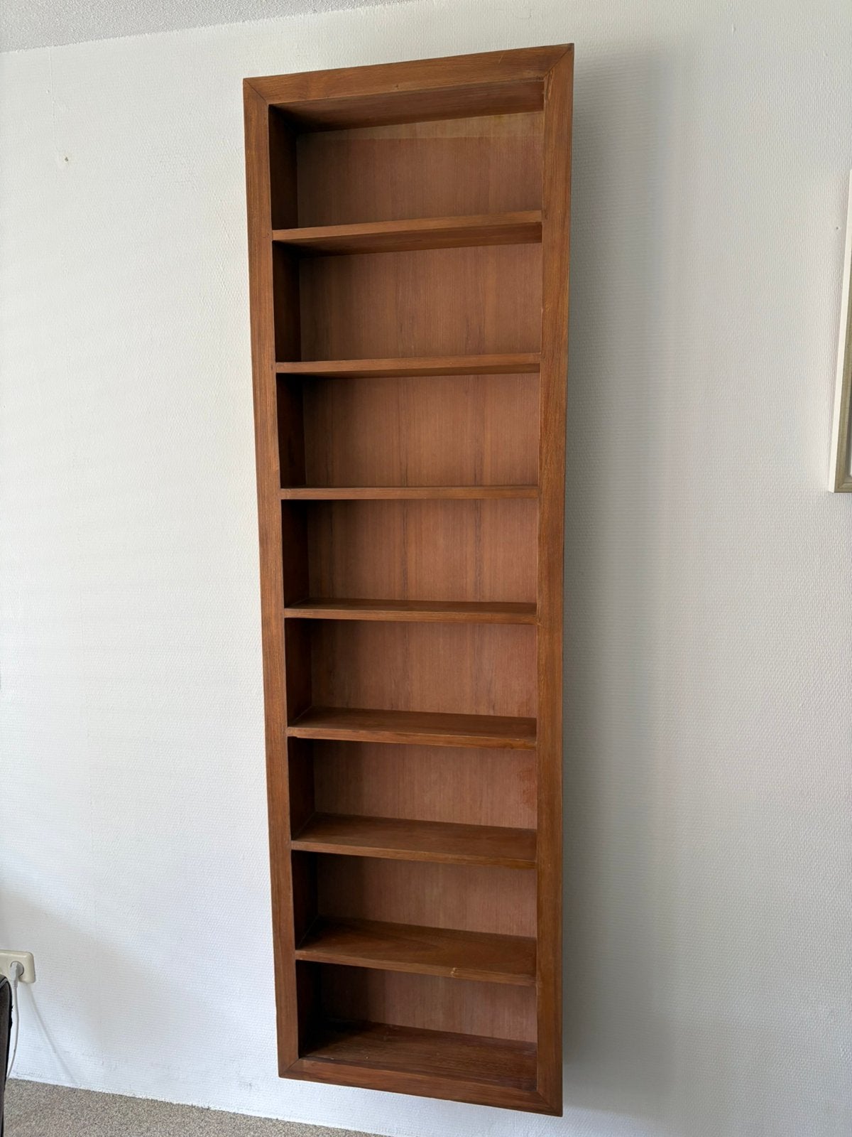 Boekenkast, Huis en Inrichting, Kasten | Boekenkasten, Ophalen, Teakhout, 50 tot 100 cm, Zo goed als nieuw