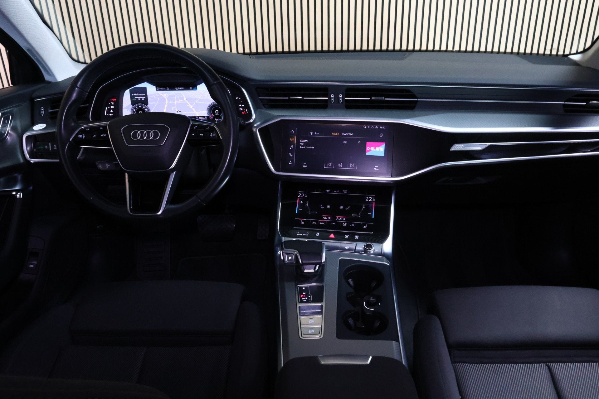 Audi A6 Avant 45 TFSI Pro S Line ACC VIRTUAL NAVI CAMERA CLI, Zwart, 4 cilinders, 1984 cc, Alcantara