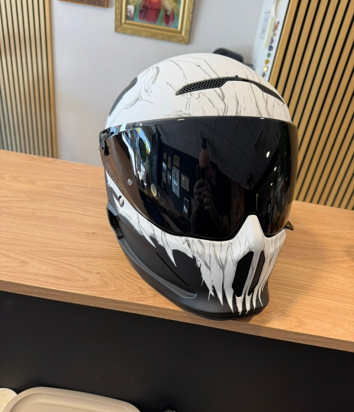 Ruroc AT4.0 Carbon S/M | Shockwave Bluetooth | 3 vizieren, Ophalen of Verzenden, Tweedehands, Integraalhelm, Overige merken