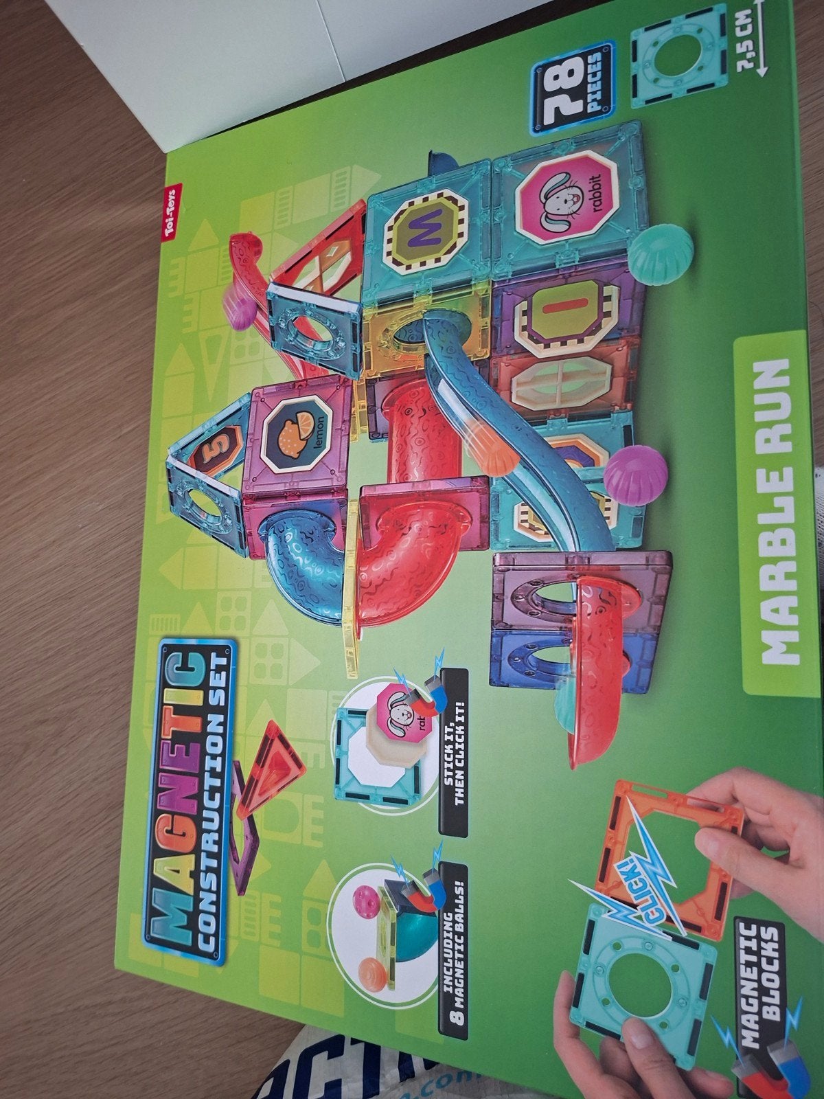 Magnetisch Constructie Speelgoed Marble Run 78 Stuks, Ophalen of Verzenden, Nieuw, Overige merken