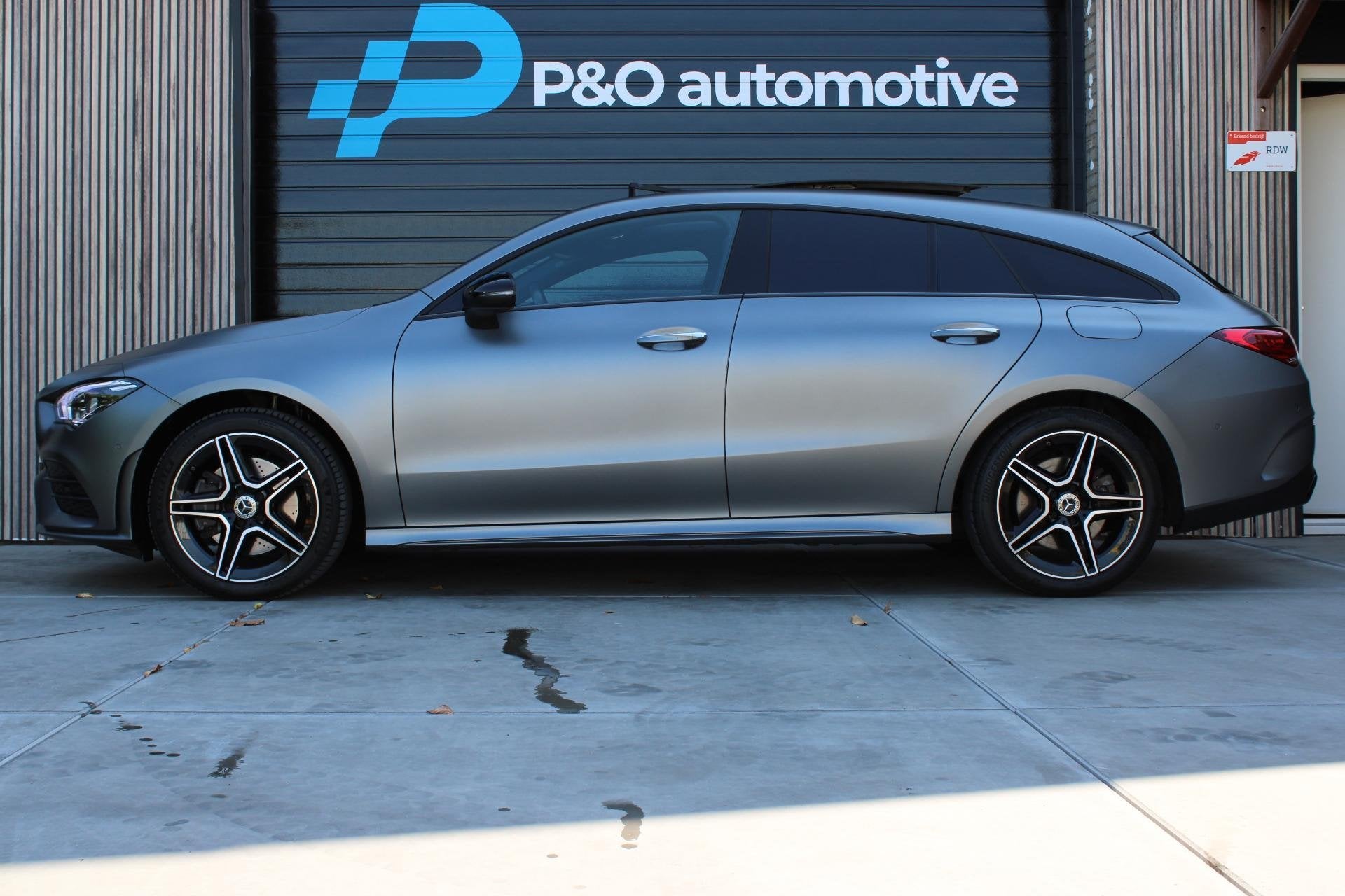 Mercedes CLA-klasse Shooting Brake 250 e AMG Line PANO | MAT, Auto's, Zwart, 4 cilinders, Met garantie (alle), 1650 kg