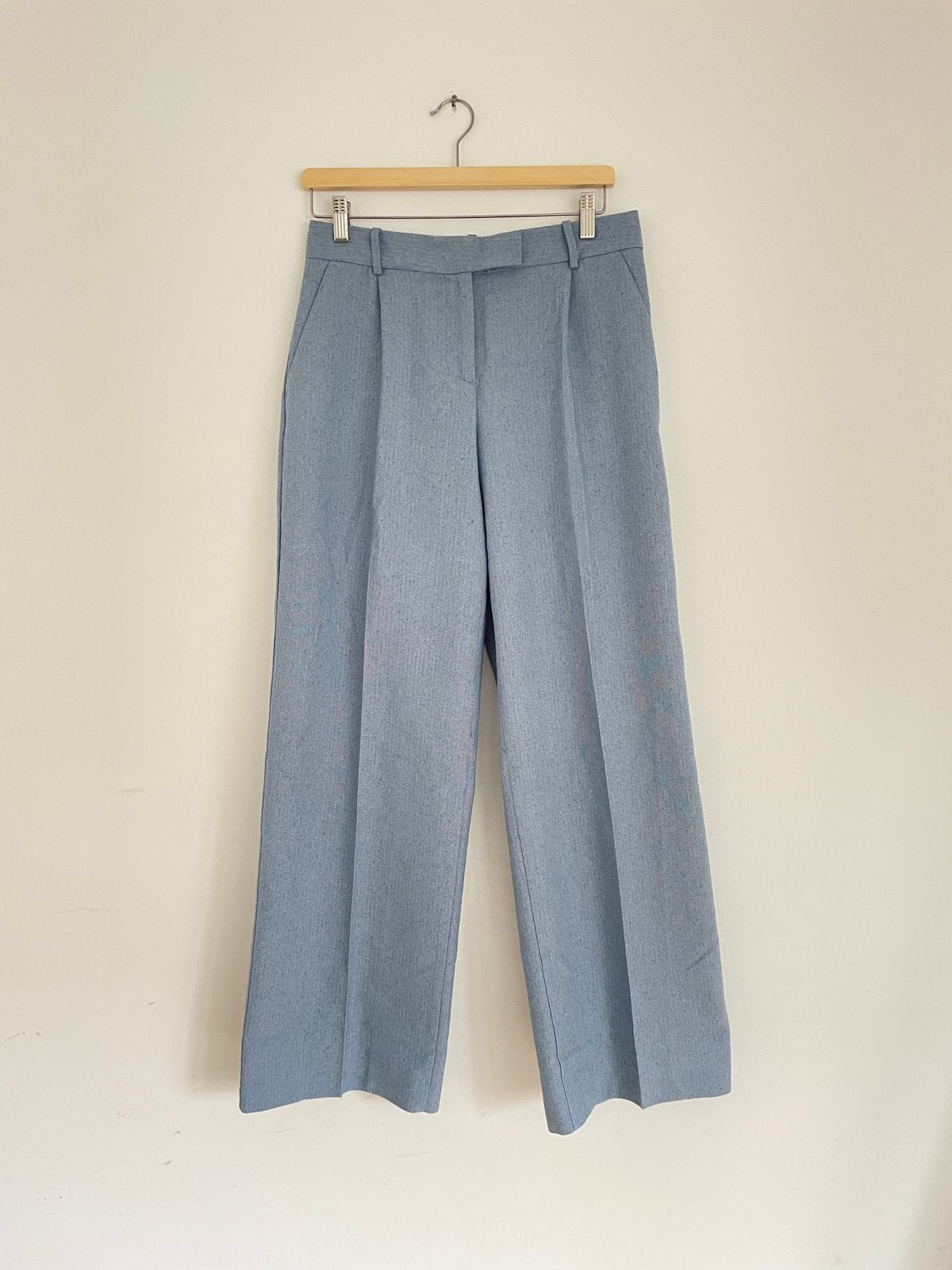 Zara plooibroek maat S nieuw, Blauw, Nieuw, Ophalen of Verzenden, Maat 36 (S)