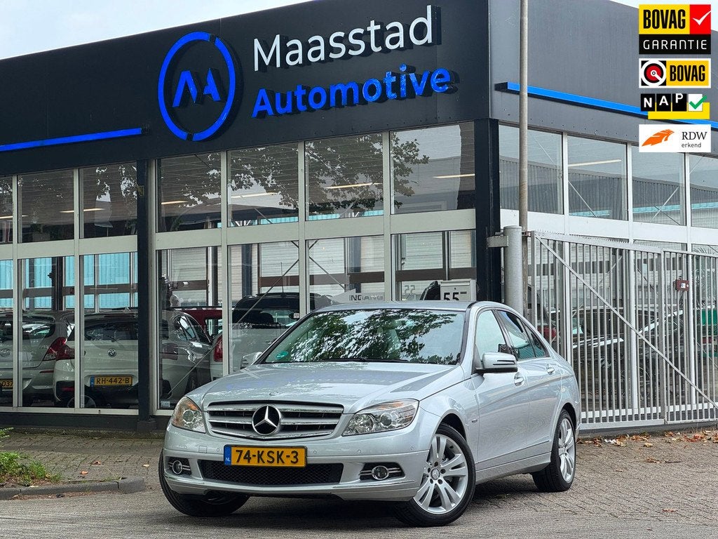 Mercedes-Benz C-klasse 180 Kompressor Business Edition Avant, Auto's, Mercedes-Benz, Gebruikt, Leder en Stof, Handgeschakeld, Sedan