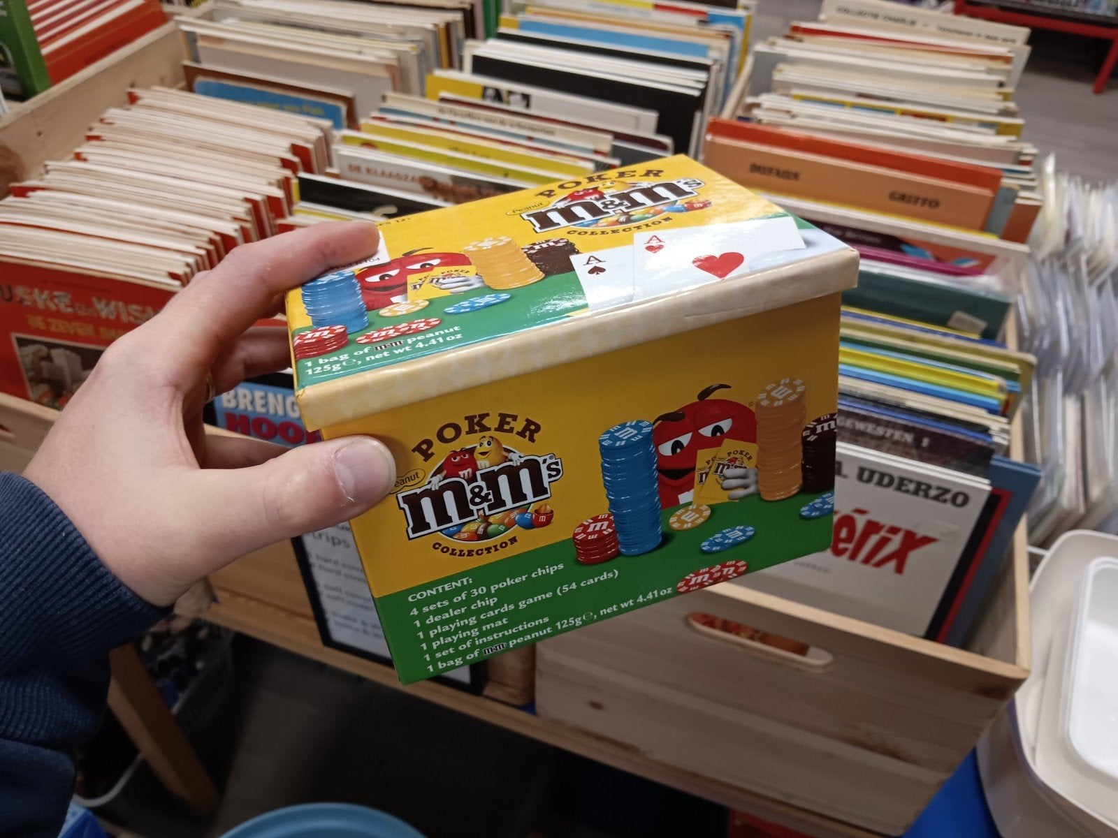 M&M's Poker Collection Set - Compleet met Chips en Kaarten, Gebruikt, Vijf spelers of meer, Mars, Incorporated, Ophalen of Verzenden