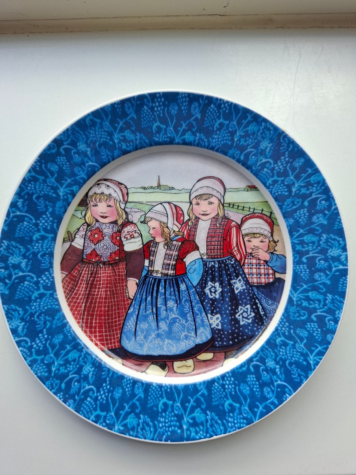 Decoratief gebaksbordje Douwe Egberts, Ophalen of Verzenden