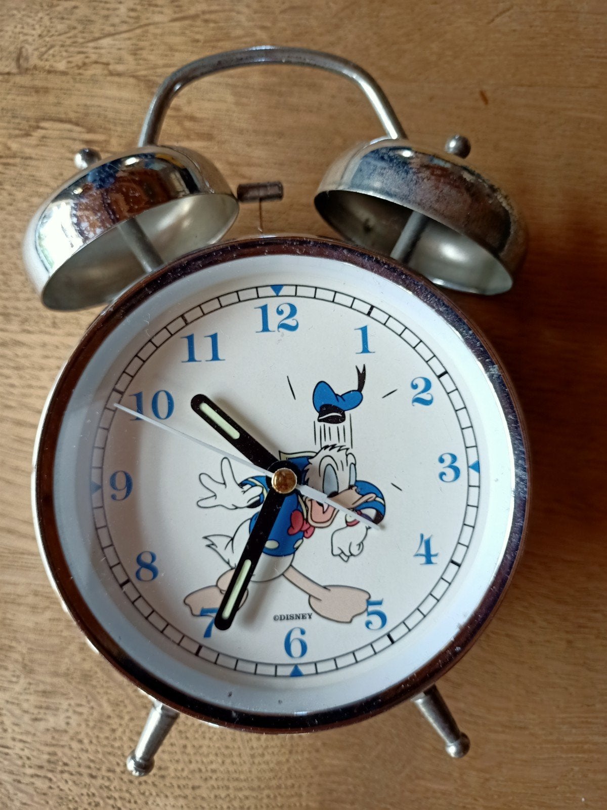 Vintage Donald Duck Wekker - Disney Collectible, Antiek en Kunst, Ophalen