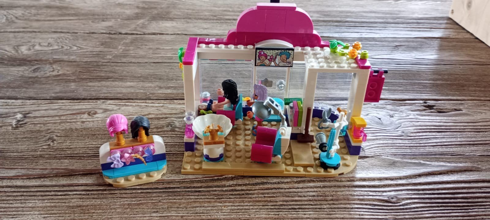 Lego Friends kapper 41391 COMPLEET, Lego, Ophalen of Verzenden, Zo goed als nieuw, Compleet