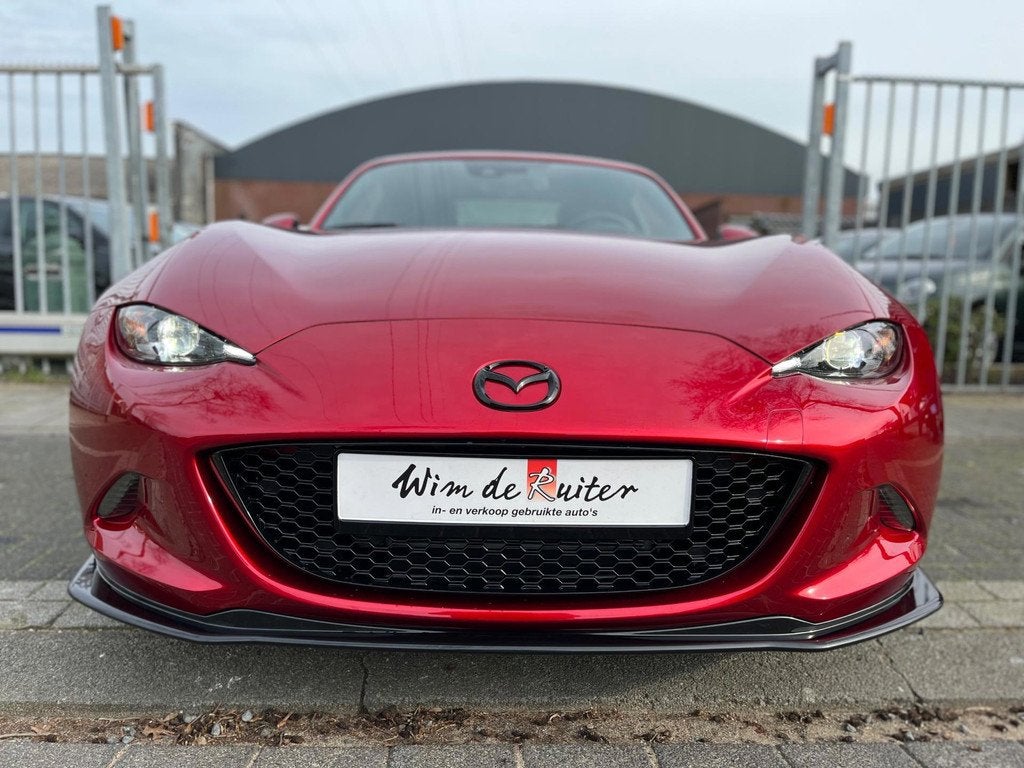 Mazda MX-5 1.5 SkyActiv-G 132 GT-M Roadster | Recaro sportst, Achterwielaandrijving, Gebruikt, Zwart, Bedrijf