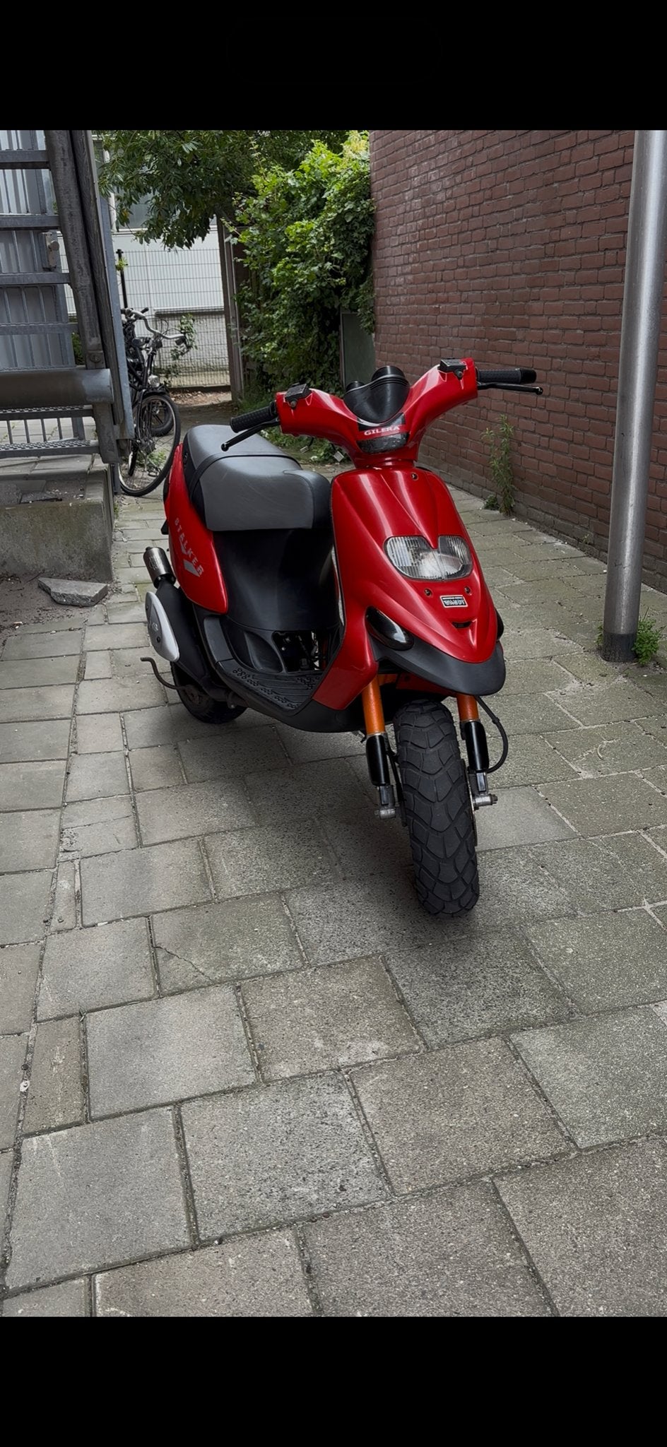 Gilera Stalker 70cc AC DD, Fietsen en Brommers, Brommeronderdelen | Scooters, Gebruikt, Overige merken, Blok, Ophalen