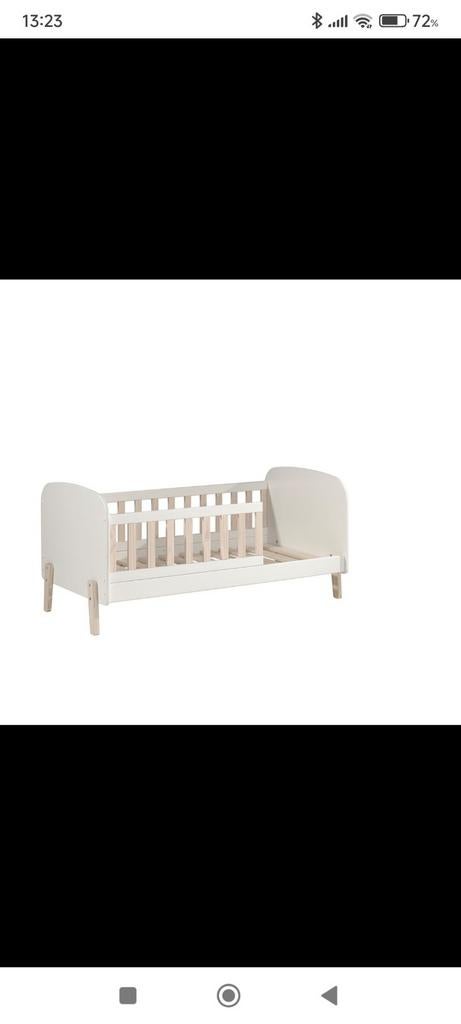 Peuterbed, Kinderen en Baby's, Kinderkamer | Bedden, Ophalen, Gebruikt, 70 tot 85 cm, 140 tot 160 cm