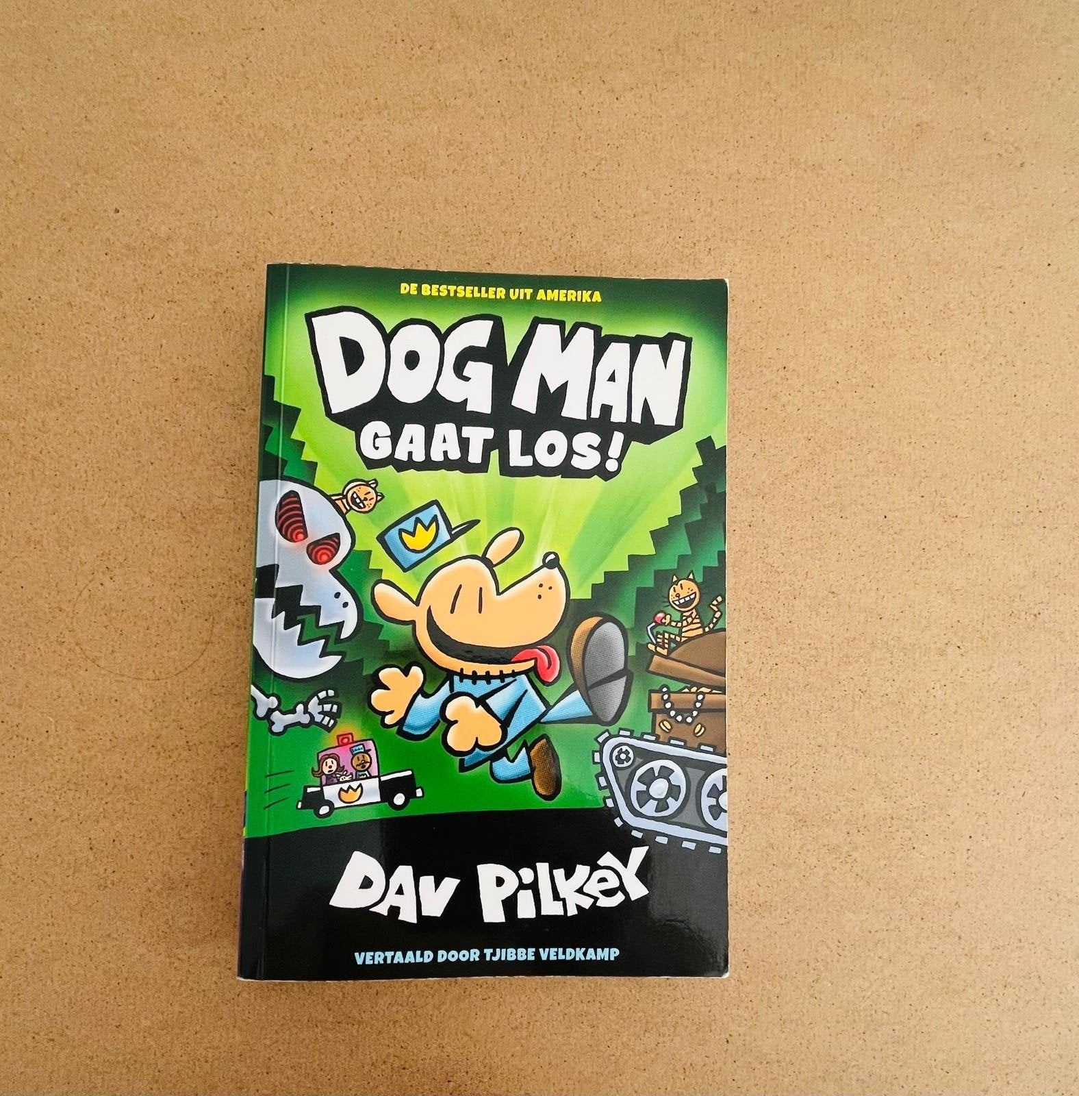 Dog Man Gaat Los! - Dav Pilkey (nieuw), Boeken, Kinderboeken | Jeugd | onder 10 jaar, Fictie algemeen, Nieuw, Ophalen of Verzenden