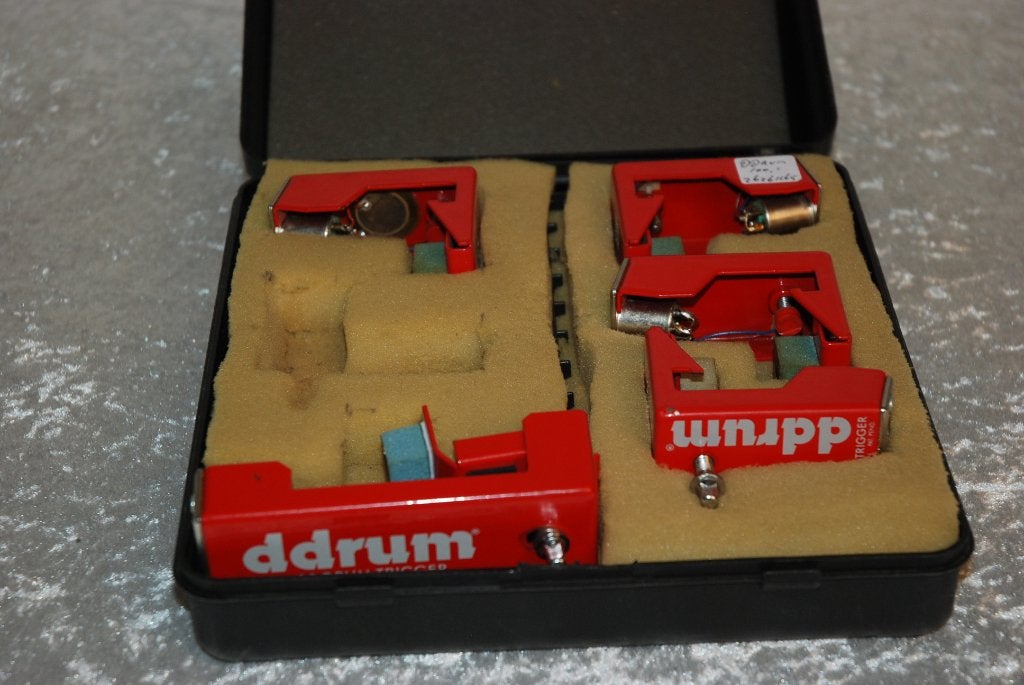 Ddrum Trigger set 3x tom, 1x snare, 1x basdrum <26261165>, Ddrum, Gebruikt, ., Drums of Percussie
