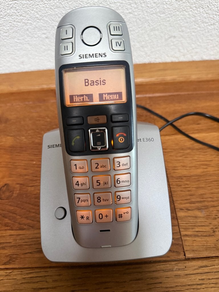 Siemens Gigaset basisstation luid volume voor slechthorenden, Ophalen of Verzenden, Gebruikt, 1 handset
