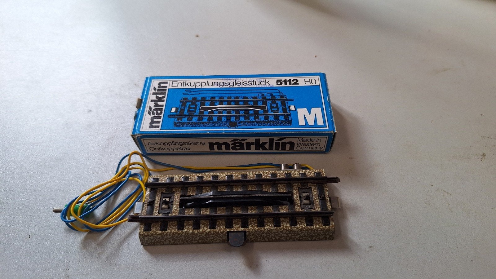 Märklin 5112 Ontkoppelrails H0, Wisselstroom, Rails, Ophalen of Verzenden, Zo goed als nieuw