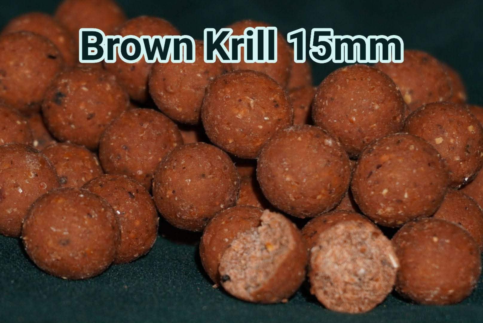 Brown Krill boilies 15mm, Ophalen of Verzenden, Nieuw, Overige typen