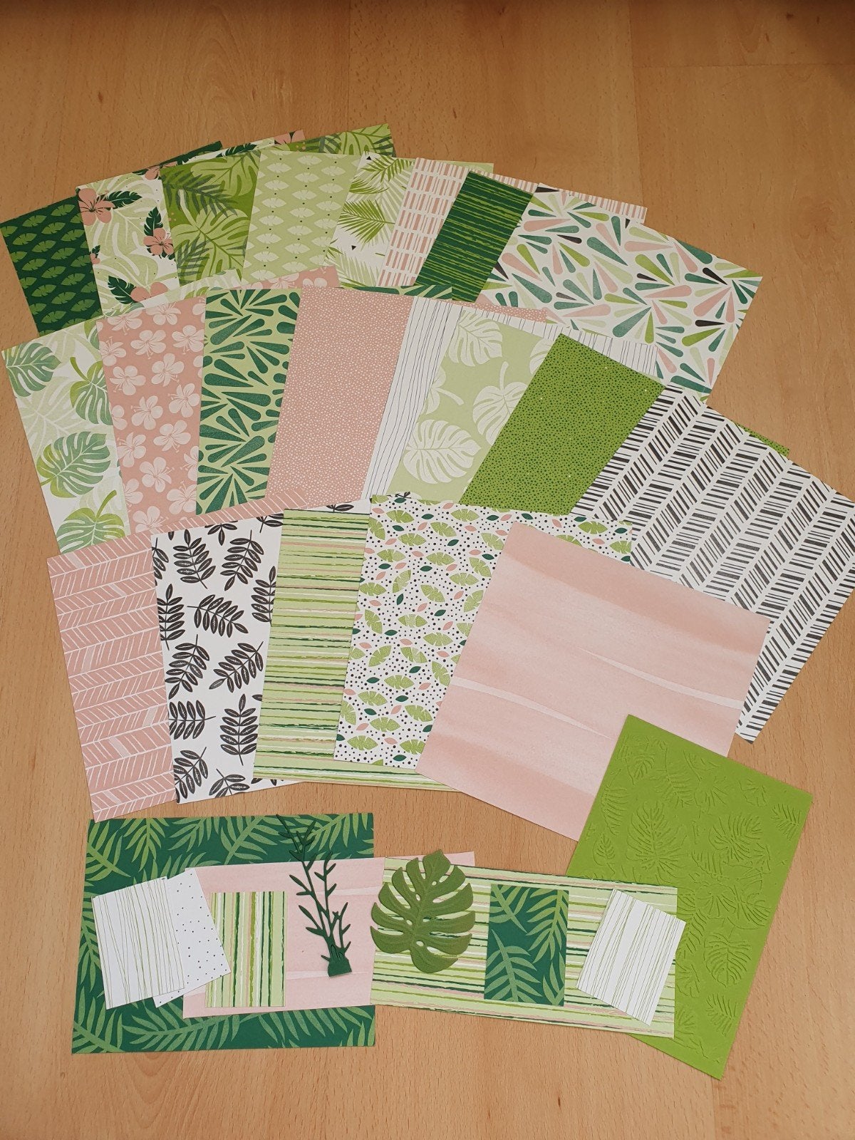 Stampin'Up Papier en Stempelset - Tropical Chic / Escape, Ophalen of Verzenden, Clearstamp