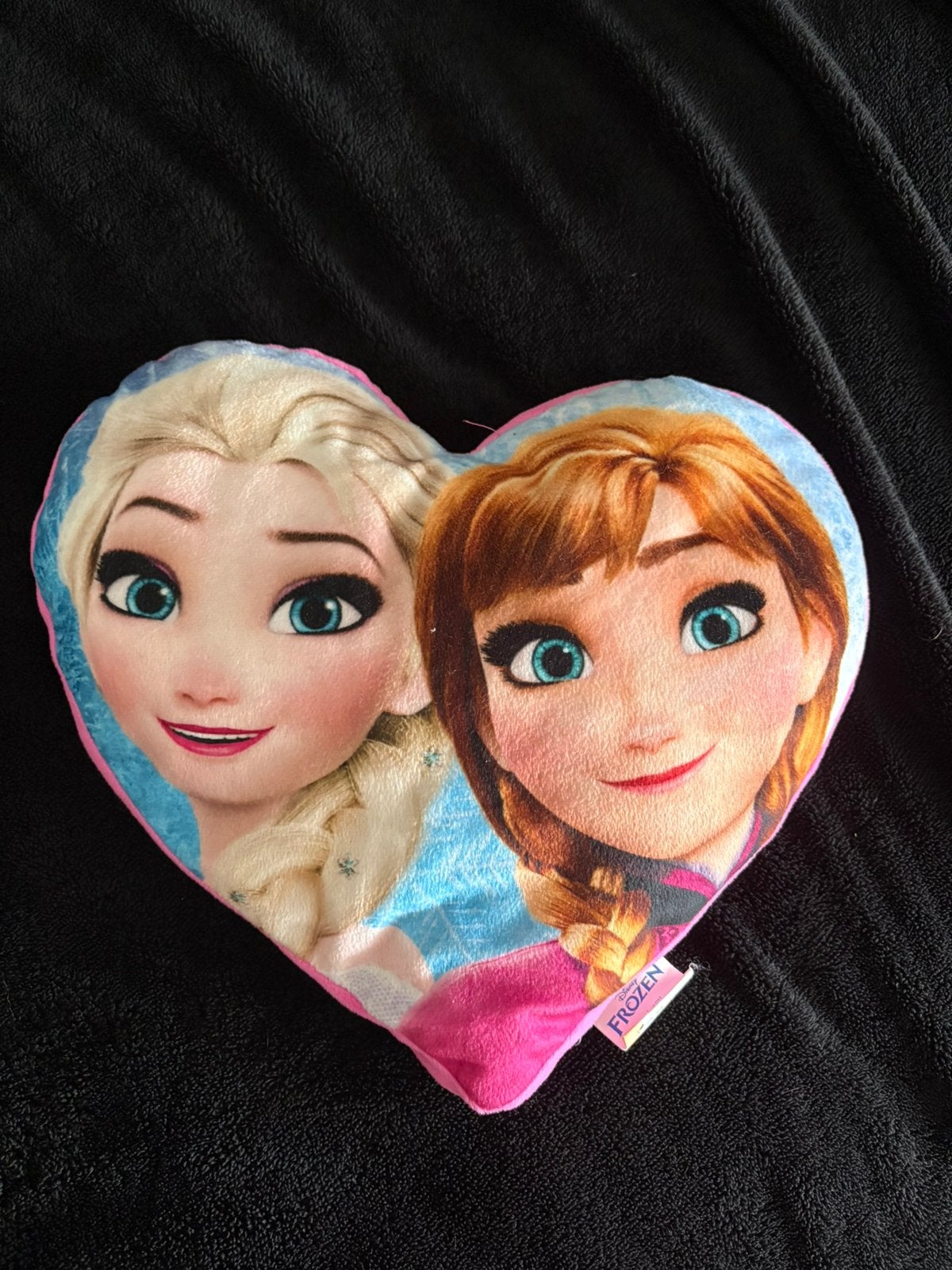 Frozen kussentje Elsa en Anna, Kinderen en Baby's, Kinderkamer | Inrichting en Decoratie, Ophalen of Verzenden, Zo goed als nieuw