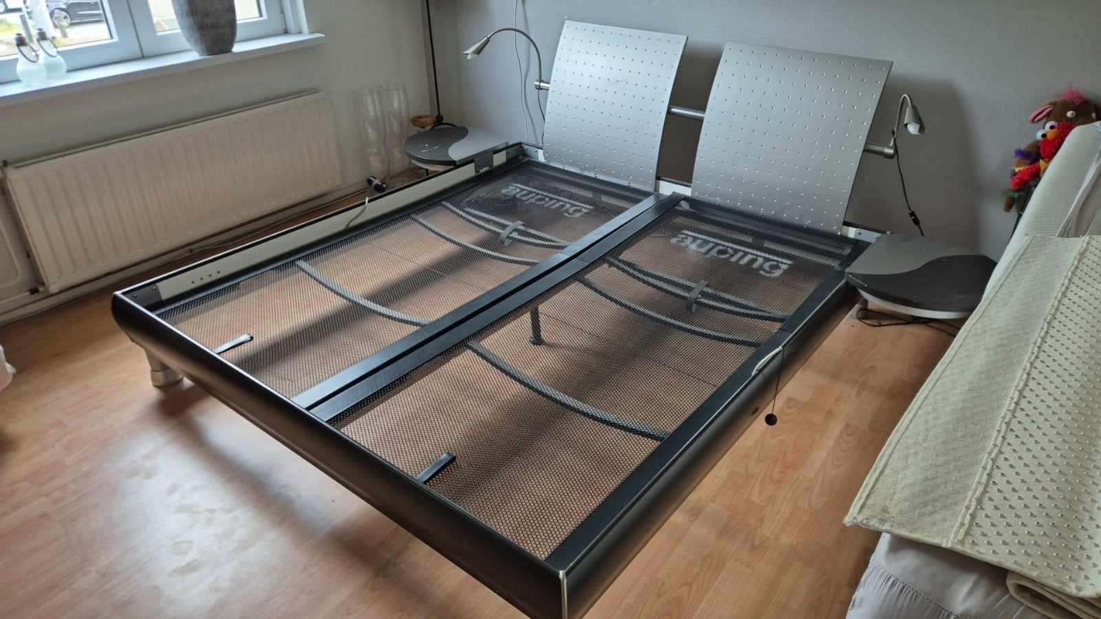 Auping bed 180x200 cm met twee bedspiralen, Ophalen, Tweepersoons, 200 cm, 180 cm