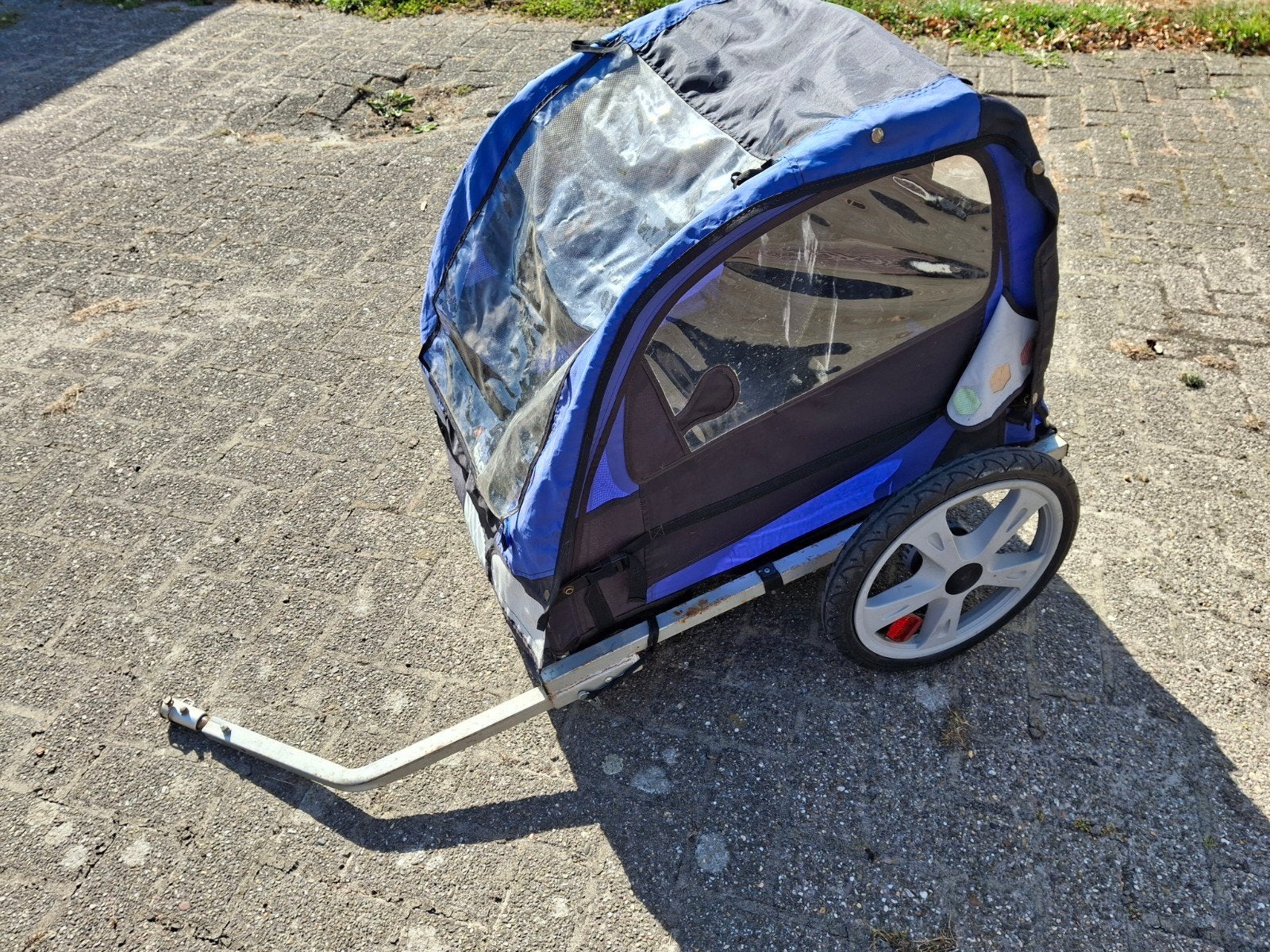 fietskar voor twee kinderen, Ophalen, Gebruikt, Arico california, Kinderkar