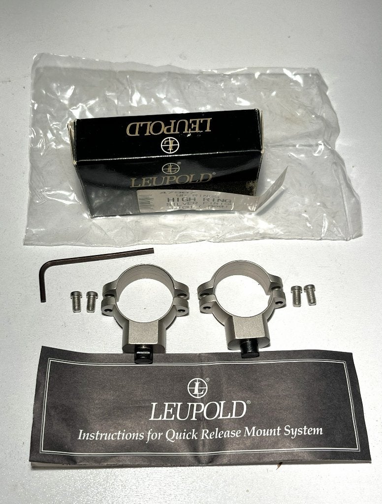 Zilverkleurige Leupold montagebeugels, Ophalen of Verzenden, Nieuw