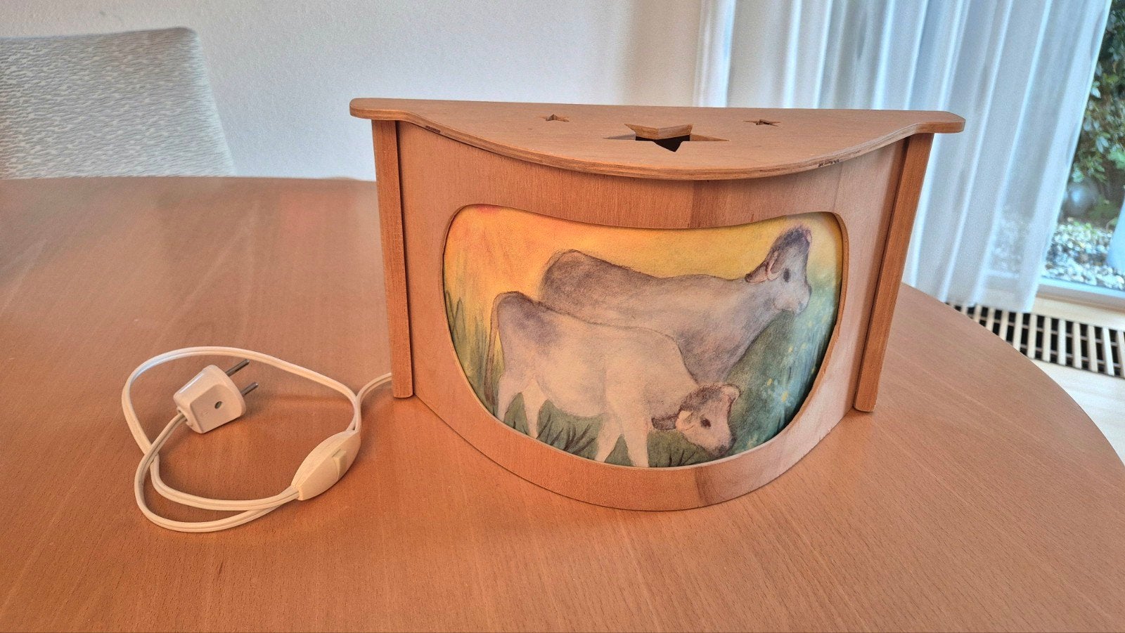 Sfeervol vintage silhouet lamp voor de kinderkamer, Kinderen en Baby's, Kinderkamer | Inrichting en Decoratie, Ophalen of Verzenden