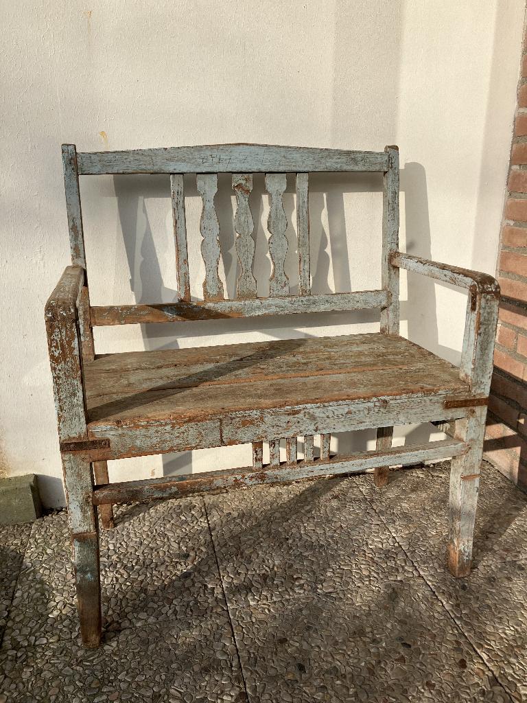 brocante bankje, Antiek en Kunst, Curiosa en Brocante, Ophalen