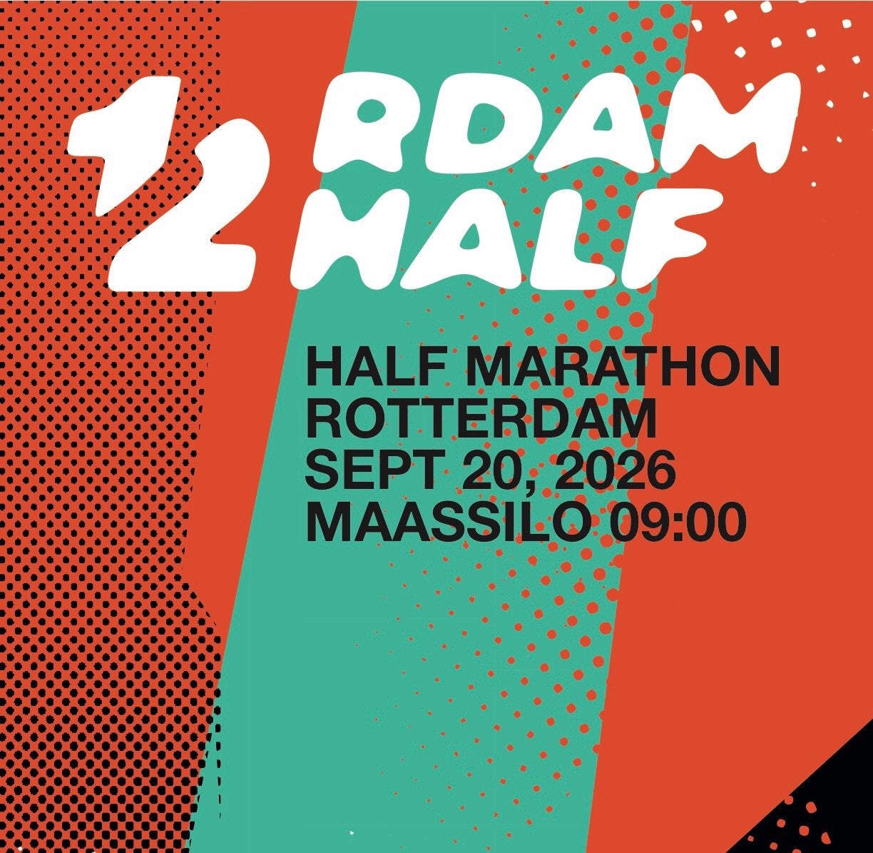 Ticket halve marathon Rotterdam, Tickets en Kaartjes, Eén persoon