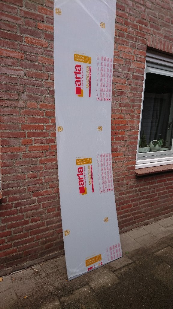 Polycarbonaat platen 283 x 69 x 6 opaal NIEUW, Ophalen, Nieuw, Overige materialen, Minder dan 20 mm