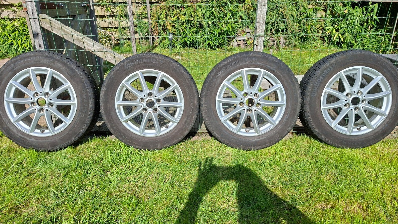 BMW (F45) lichtmetalen velgen met TPMS sensoren, Ophalen, Gebruikt, 16 inch, Banden en Velgen