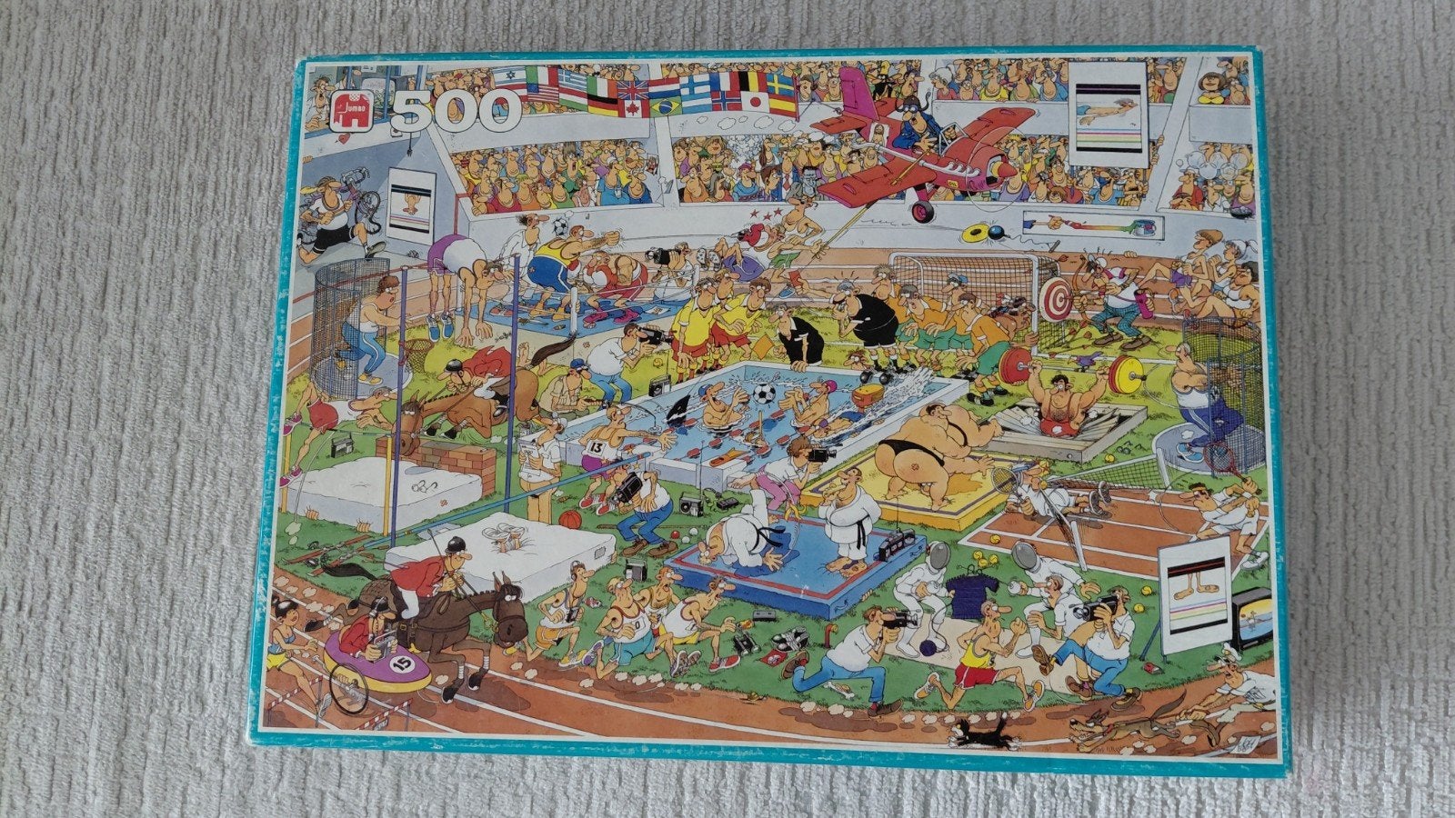 Jan van Haasteren - Sportsday - 500 stukjes, Ophalen, 500 t/m 1500 stukjes, Gebruikt, Legpuzzel
