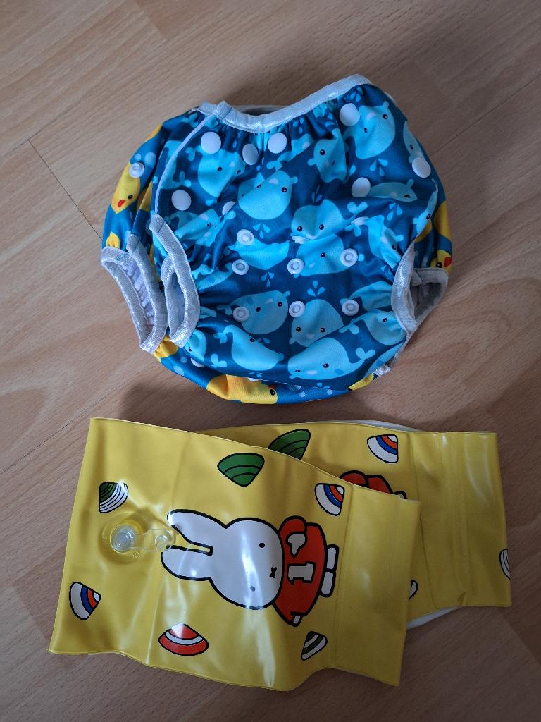 Setje wasbare zwemluiers, Ophalen, Gebruikt, Jongetje of Meisje, Zwem-accessoire