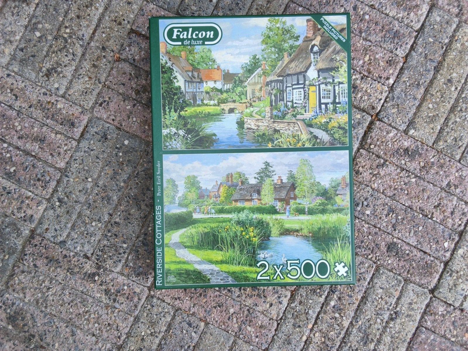 Falcon de Luxe Puzzels - Diverse Thema's, Ophalen of Verzenden, 500 t/m 1500 stukjes, Zo goed als nieuw, Legpuzzel